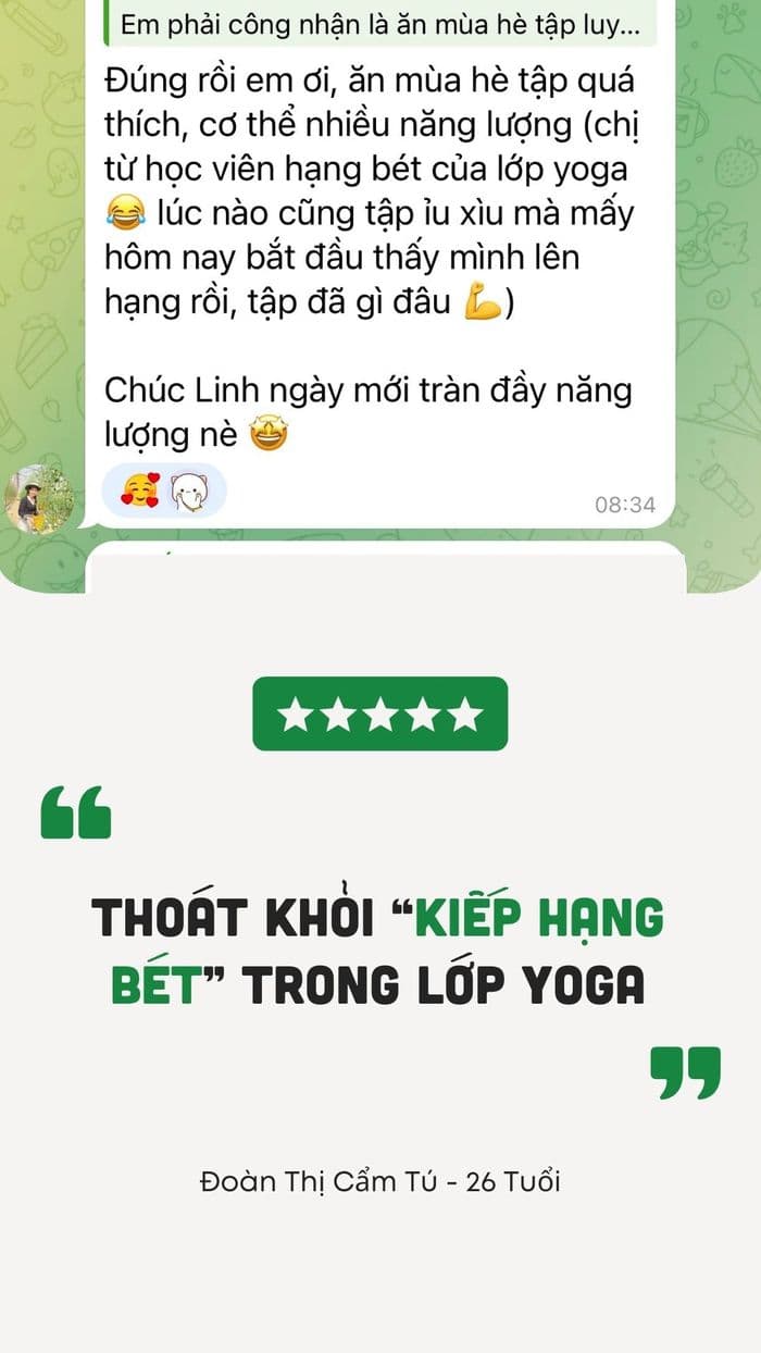 Học viên phản hồi 1